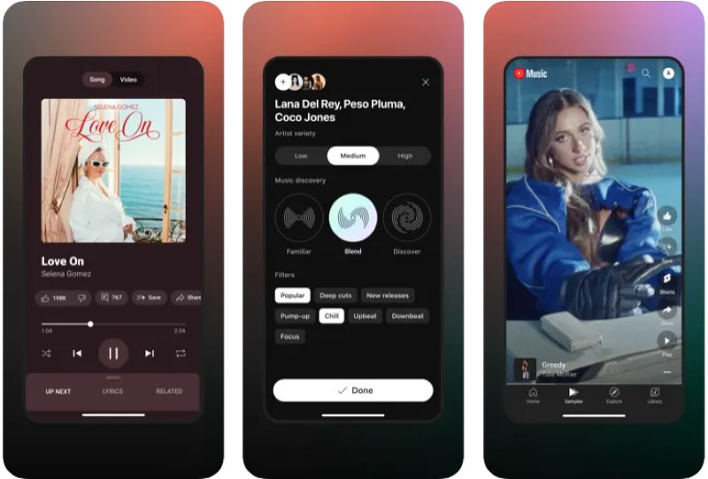 YouTube Music app