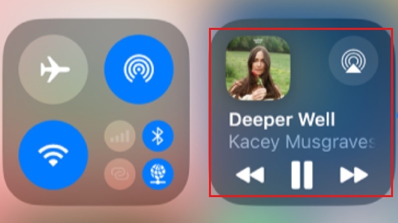 iPhone Control Center