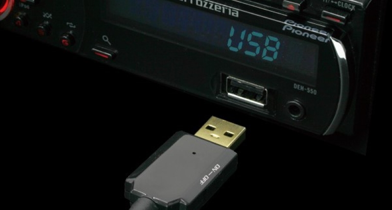 USB cable connection