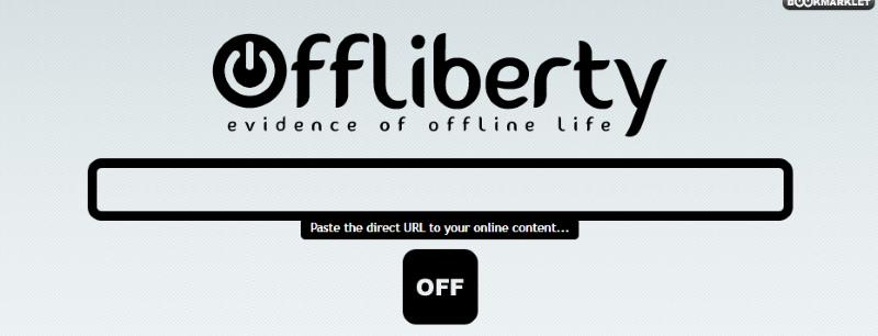 Offliberty main screen